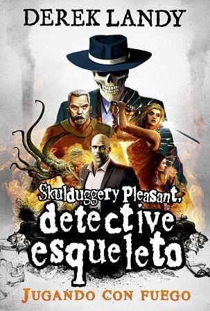 DETECTIVE ESQUELETO JUGANDO CON FUEGO | 9788413182865 | LANDY, DEREK | Llibreria La Gralla | Llibreria online de Granollers