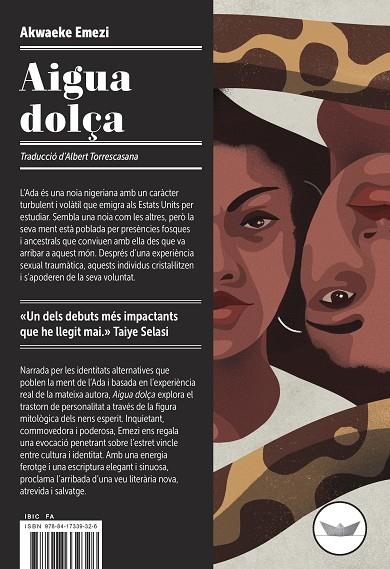 AIGUA DOLÇA | 9788417339326 | EMEZI, AKWAEKE | Llibreria La Gralla | Librería online de Granollers