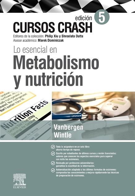 LO ESENCIAL EN METABOLISMO Y NUTRICIÓN (5ª ED.) | 9788491135371 | VANBERGEN, OLIVIA | Llibreria La Gralla | Llibreria online de Granollers