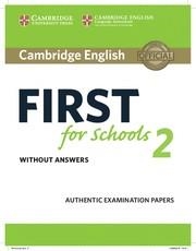 CAMBRIDGE ENGLISH FIRST FOR SCHOOLS 2 STUDENT'S BOOK WITHOUT ANSWERS | 9781316503515 | Llibreria La Gralla | Llibreria online de Granollers