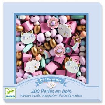 400 PERLES DE FUSTA ARC DE SANT MARTI | 3070900098237 | DJECO | Llibreria La Gralla | Llibreria online de Granollers