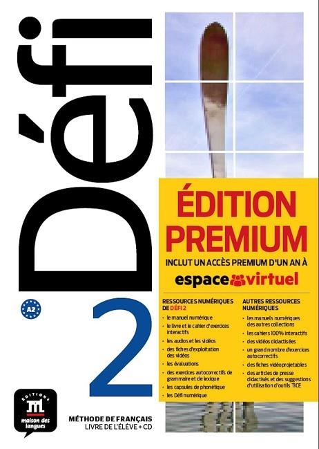 DEFI 2 LIVRE DE LELEVE CD PREMIUM A2 | 9788417249700 | AA.VV | Llibreria La Gralla | Librería online de Granollers