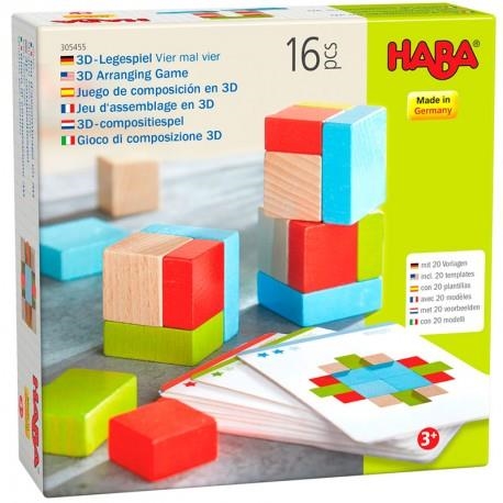 JOC HABA FUSTA COMPOSICIO 3D 16 PECES | 4010168250427 | 305455 | Llibreria La Gralla | Llibreria online de Granollers