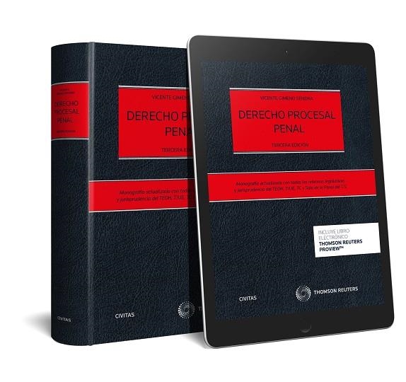 DERECHO PROCESAL PENAL  (PAPEL + E-BOOK) | 9788413086293 | GIMENO SENDRA, JOSÉ VICENTE | Llibreria La Gralla | Llibreria online de Granollers