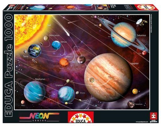 PUZZLE EDUCA 1000 NEON FLUORESCENT SISTEMA SOLAR | 8412668144613 | EDUCA | Llibreria La Gralla | Llibreria online de Granollers