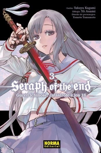 SERAPH OF THE END: GUREN ICHINOSE, CATÁSTROFE A LOS DIECISÉIS 3 | 9788467938913 | YO ASAMI ; TAKAYA KAGAMI | Llibreria La Gralla | Llibreria online de Granollers