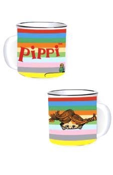 TAZA PIPPI BLANCA CON RAYAS HORIZONTALES | 8437020229128 | ASTRID LINDGREN COMPANY | Llibreria La Gralla | Llibreria online de Granollers