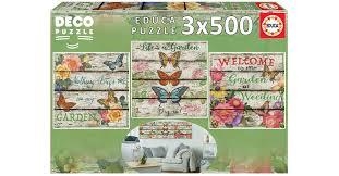 PUZZLE EDUCA 3 X 500 PECES NATURA | 8412668179653 | Llibreria La Gralla | Llibreria online de Granollers