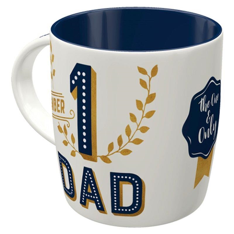 TASSA CERAMICA WORD BEST DAD EVER | 4036113430553 | NOSTALGIC ART | Llibreria La Gralla | Llibreria online de Granollers