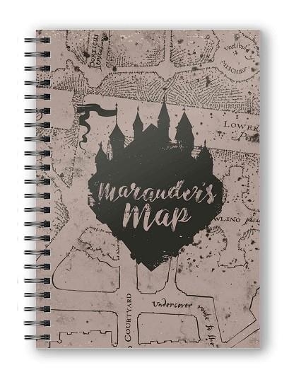 LIBRETA ESPIRAL MAPA MERODEADOR HARRY POTTER | 8435450240546 | SD TOYS | Llibreria La Gralla | Llibreria online de Granollers