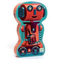 PUZZLE SILUETA DJECO ROBOT | 3070900072398 | 7239 | Llibreria La Gralla | Llibreria online de Granollers