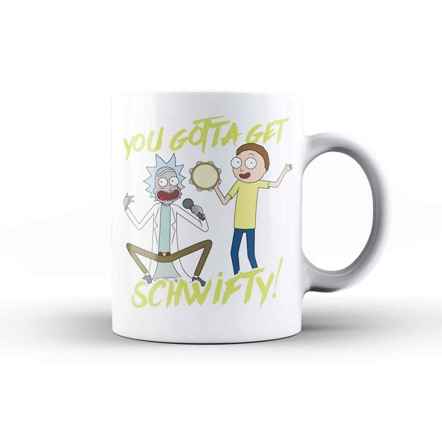 TAZA CERAMICA SCHWIFTY RICK Y MORTY | 8435450245657 | SD TOYS | Llibreria La Gralla | Llibreria online de Granollers