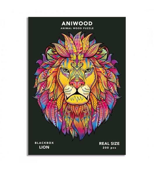 PUZLE ANIWOOD LLEÓ 200 PECES | 7263679231646 | ANIWOOD | Llibreria La Gralla | Llibreria online de Granollers