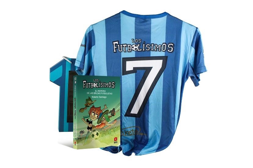 FUTBOLISIMOS. PACK CAMISETA LIBRO N.19 EL MISTERIO DE LAS BRUJAS | 9788413922294 | SANTIAGO, ROBERTO | Llibreria La Gralla | Llibreria online de Granollers