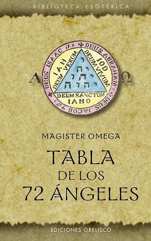 TABLA DE LOS 72 ÁNGELES | 9788491117568 | OMEGA, MAGISTER | Llibreria La Gralla | Llibreria online de Granollers