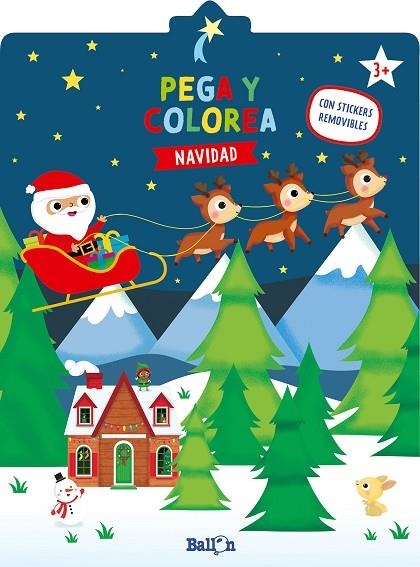 NAVIDAD - PEGA Y COLOREA | 9789403223414 | BALLON | Llibreria La Gralla | Llibreria online de Granollers