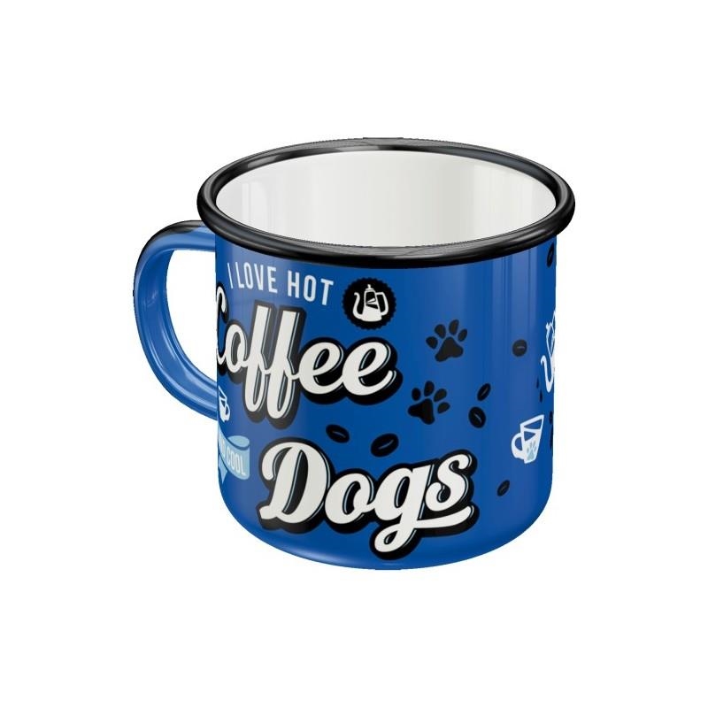 TASSA ESMALTADA I LOVE COFFE AND DOGS BLAVA | 4036113432120 | VV.AA | Llibreria La Gralla | Llibreria online de Granollers