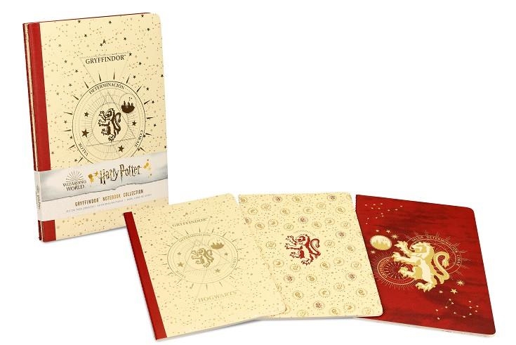 HARRY POTTER PACK DE 3 LIBRETAS GRYFFINDOR | 9788418510113 | DESCONOCIDO | Llibreria La Gralla | Llibreria online de Granollers