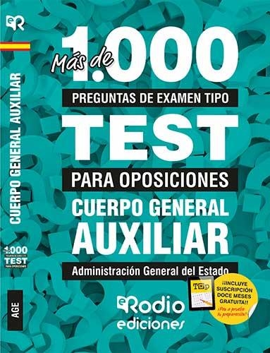 CUERPO GENERAL AUXILIAR. ADMINISTRACIÓN GENERAL DEL ESTADO. MÁS DE 1.000 PREGUNT | 9788417976040 | Llibreria La Gralla | Llibreria online de Granollers