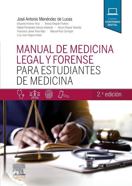 MANUAL DE MEDICINA LEGAL Y FORENSE PARA ESTUDIANTES DE MEDICINA, 2.ª EDICIÓN  (2 | 9788491134527 | MENÉNDEZ DE LUCAS, JOSÉ ANTONIO | Llibreria La Gralla | Llibreria online de Granollers