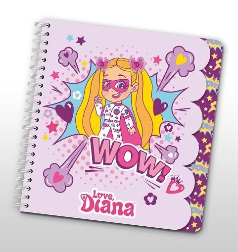 LLIBRETA WOW! LOVE DIANA | 9788411011990 | PANINI ESPAÑA S.A. | Llibreria La Gralla | Llibreria online de Granollers