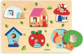 PUZZLE DJECO FUSTA COUCOU-HOUSE | 3070900010642 | 1064 | Llibreria La Gralla | Llibreria online de Granollers