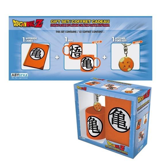 PACK REGALO DRAGON BALL TAZA LLAVERO Y CUADERNO KAME SYMBOL | 3665361010463 | ABYSSE | Llibreria La Gralla | Llibreria online de Granollers