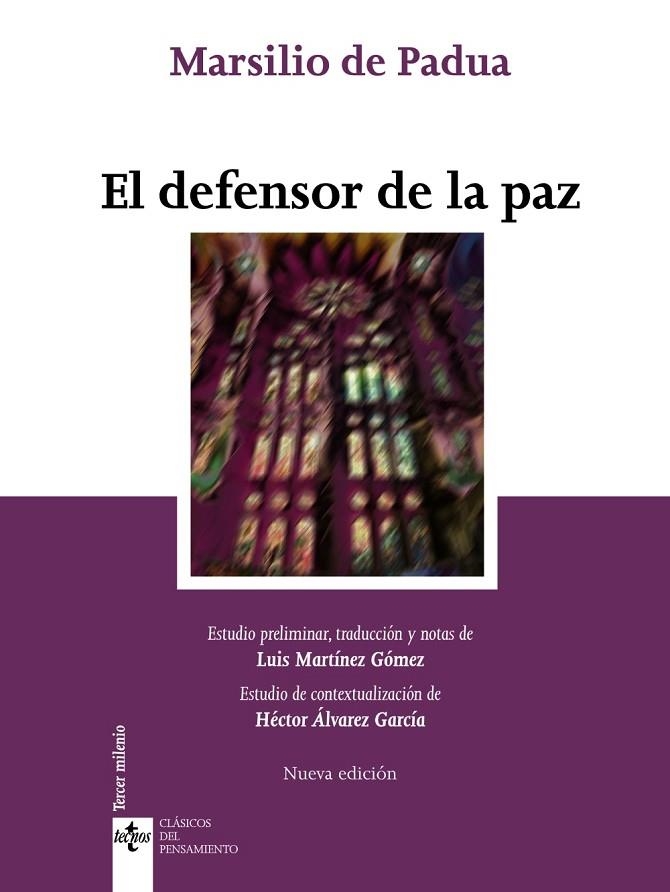 DEFENSOR DE LA PAZ, EL  | 9788430981588 | PADUA, MARSILIO DE | Llibreria La Gralla | Llibreria online de Granollers