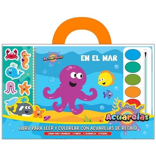 EN EL MAR. LIBROS PARA LEER Y COLOREAR CON ACUARELAS. | 9788418697852 | A.A | Llibreria La Gralla | Llibreria online de Granollers