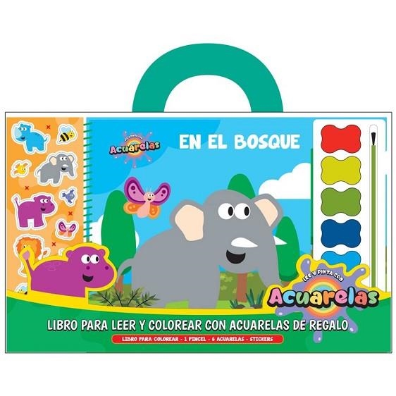 EN EL BOSQUE. LIBROS PARA LEER Y COLOREAR CON ACUARELAS. | 9788418697838 | A.A | Llibreria La Gralla | Llibreria online de Granollers