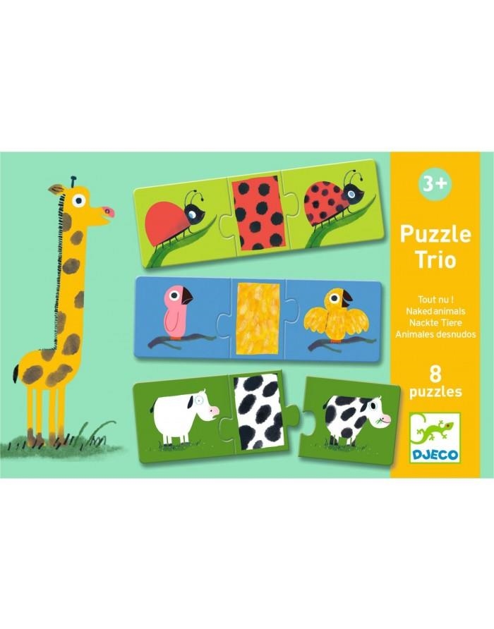 PUZZLE TRIO ANIMALS DESPULLATS | 3070900081864 | DJECO | Llibreria La Gralla | Llibreria online de Granollers