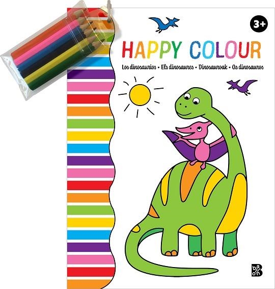 HAPPY COLOUR - LOS DINOSAURIOS | 9789403228914 | BALLON | Llibreria La Gralla | Llibreria online de Granollers