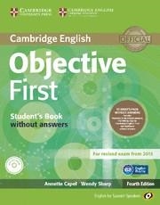 OBJECTIVE FIRST FOR SPANISH SPEAKERS STUDENT'S PACK WITHOUT ANSWERS (STUDENT'S B | 9788483236949 | CAPEL,ANNETTE / SHARP,WENDY | Llibreria La Gralla | Llibreria online de Granollers