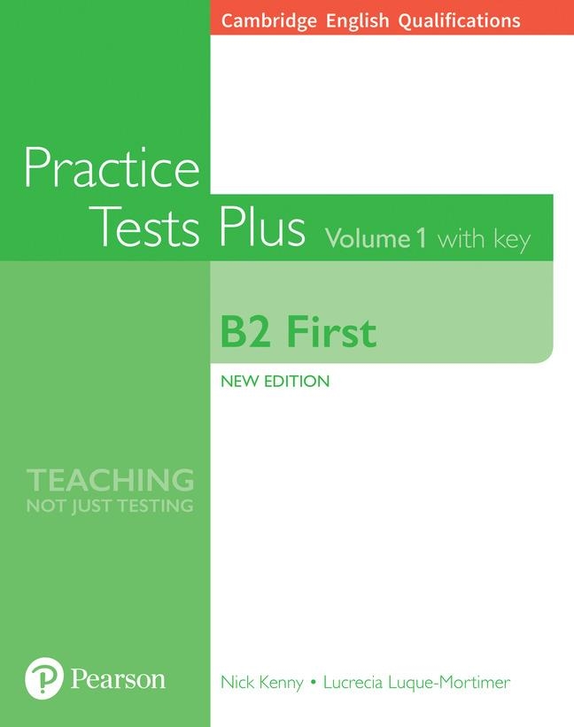 CAMBRIDGE ENGLISH QUALIFICATIONS: B2 FIRST VOLUME 1 PRACTICE TESTS PLUSWITH KEY | 9781292208756 | KENNY, NICK / LUQUE-MORTIMER, LUCRECIA | Llibreria La Gralla | Llibreria online de Granollers