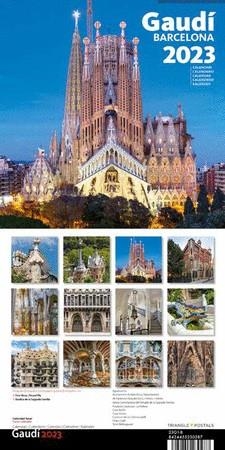 2023 CALENDARI 16X16 GAUDÍ 1-B (PARET) | 8424455230287 | TRIANGLE POSTALS | Llibreria La Gralla | Llibreria online de Granollers