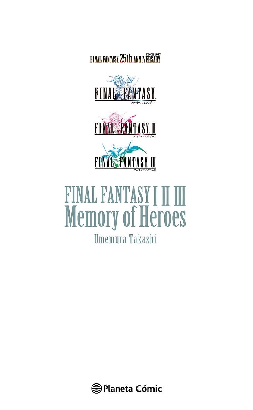 FINAL FANTASY I, II, III MEMORY OF HEROES (NOVELA) | 9788411129695 | UMEMURA, TAKASHI | Llibreria La Gralla | Llibreria online de Granollers