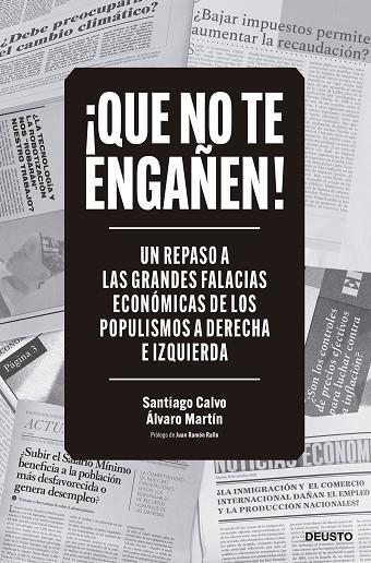 QUE NO TE ENGAÑEN! | 9788423434411 | MARTÍN, ÁLVARO / CALVO, SANTIAGO | Llibreria La Gralla | Llibreria online de Granollers