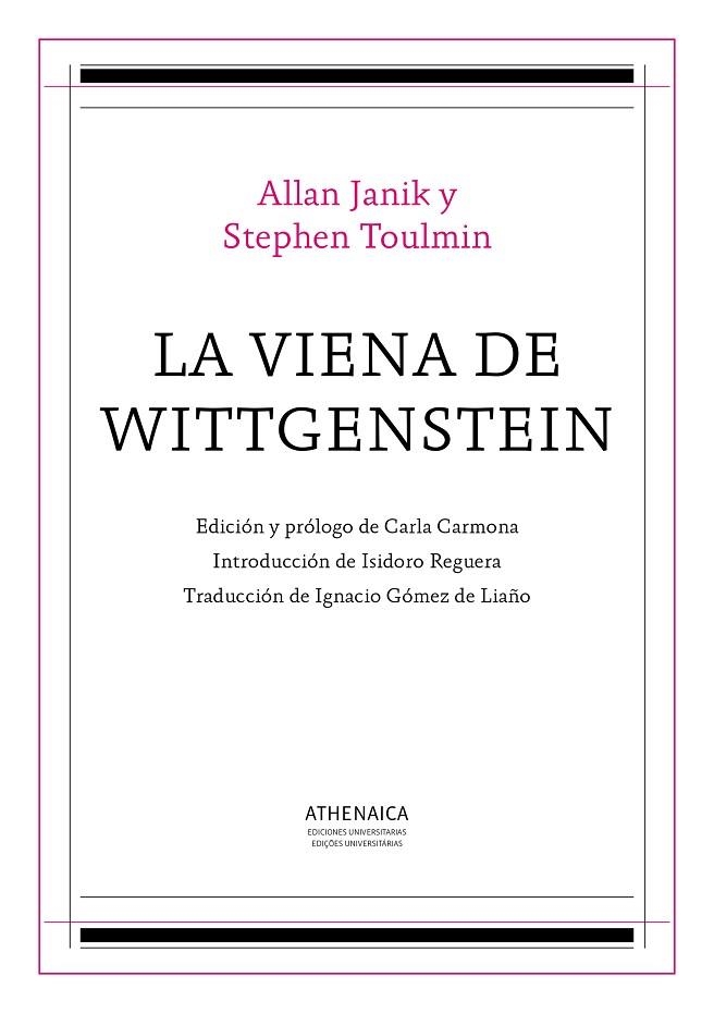 VIENA DE WITTGENSTEIN, LA | 9788416230952 | JANIK, ALLAN / TOULMIN, STEPHEN | Llibreria La Gralla | Llibreria online de Granollers