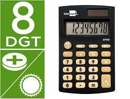 CALCULADORA LIDERPAPEL 8 DIGITS HANDY NEGRE | 8423473040649 | 163470 | Llibreria La Gralla | Librería online de Granollers