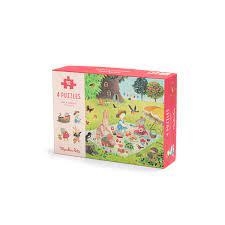 4 MINI PUZZLES MOULIN ROTY ESTACIONS | 3575676324400 | 632440 | Llibreria La Gralla | Llibreria online de Granollers