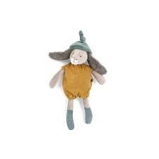 PELUIX MOULIN ROTY CONILLET VESTIT OCRE TROIS PETITS LAPINS | 3575676780237 | 678023 | Llibreria La Gralla | Llibreria online de Granollers