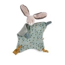 DOUDOU MOULIN ROTY CONILL VESTIT BLAU TROIS PETITS LAPINS | 3575676780152 | 678015 | Llibreria La Gralla | Llibreria online de Granollers