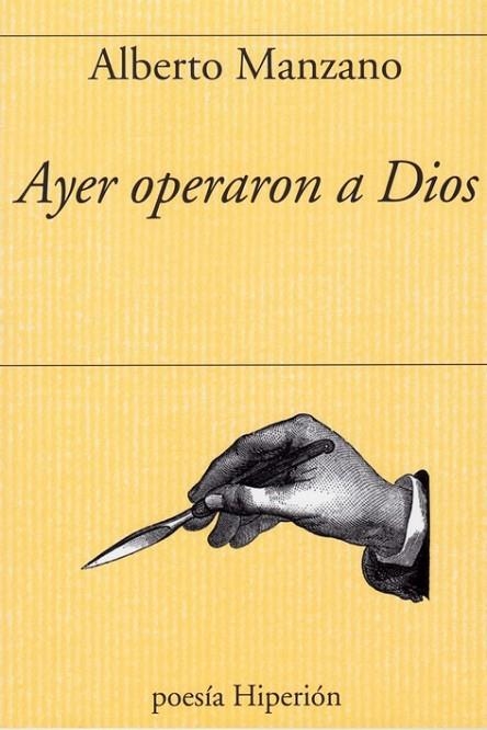 AYER OPERARON A DIOS | 9788490022160 | MANZANO, ALBERTO | Llibreria La Gralla | Librería online de Granollers