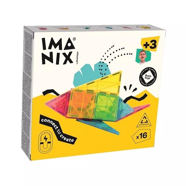 JOC IMANS BRAINTOYS IMANIX CLÀSSIC 16 PECES | 7804681190004 | 350016 | Llibreria La Gralla | Llibreria online de Granollers