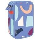 PLUMIER 3 PISOS AMB CONTINGUT MILAN ANIMALS BLAU | 8411574101499 | 081364FAB | Llibreria La Gralla | Librería online de Granollers