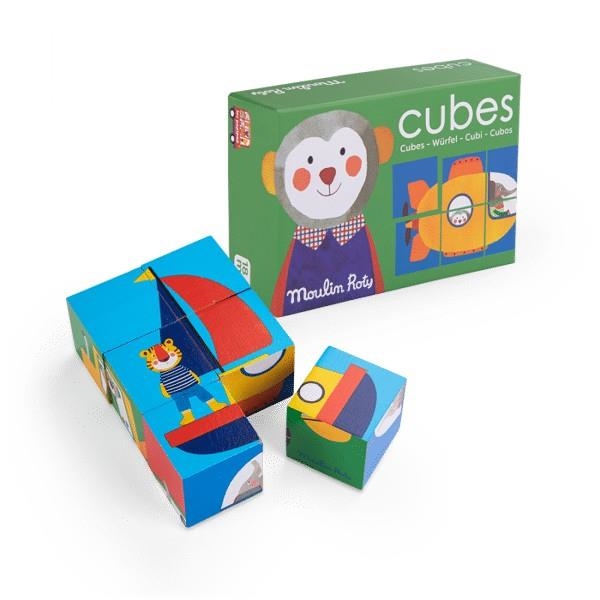 PUZZLE 6 CUBS POPIPOP | 3575676611050 | MOULIN ROTY | Llibreria La Gralla | Llibreria online de Granollers