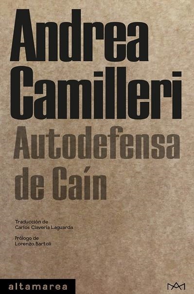 AUTODEFENSA DE CAÍN (BOLSILLO) | 9788418481130 | CAMILLERI, ANDREA | Llibreria La Gralla | Llibreria online de Granollers