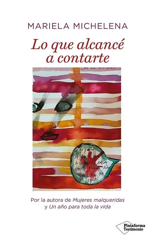 LO QUE ALCANCÉ A CONTARTE | 9788419655547 | MICHELENA, MARIELA | Llibreria La Gralla | Librería online de Granollers
