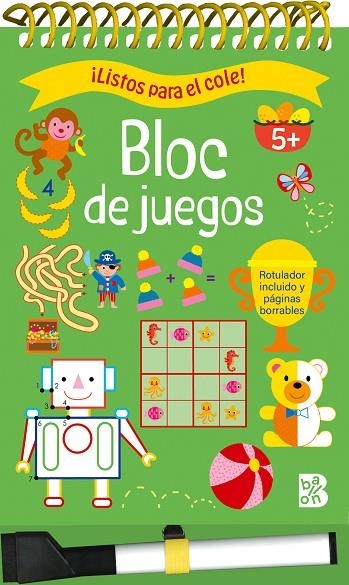 LISTOS PARA EL COLE BLOC DE JUEGOS +5 | 9789403233178 | VVAA | Llibreria La Gralla | Llibreria online de Granollers