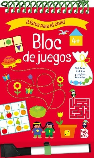 LISTOS PARA EL COLE BLOC DE JUEGOS +4 | 9789403233161 | VVAA | Llibreria La Gralla | Llibreria online de Granollers